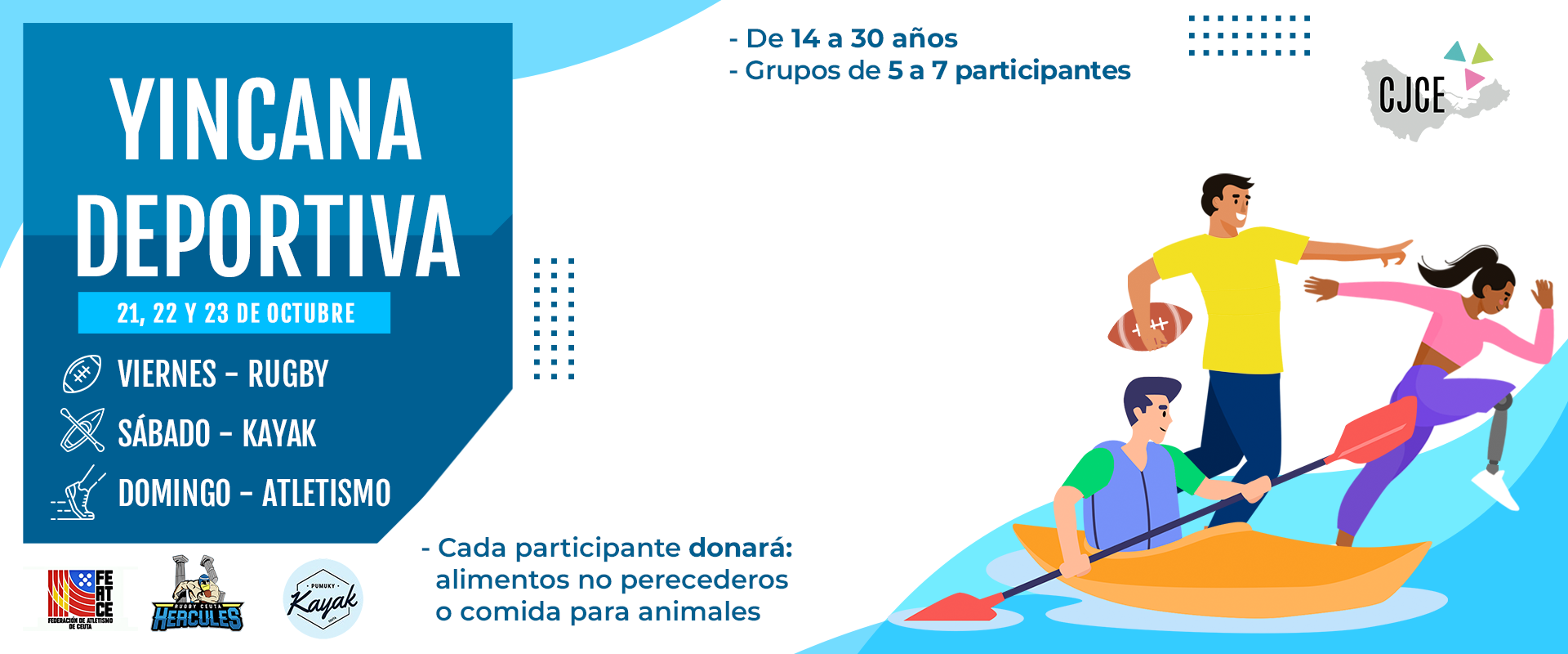 Actividades lúdicas y deportivas del Consejo de la Juventud de Ceuta
